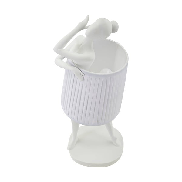Bílá stolní lampa s textilním stínidlem (výška 62,5 cm) Ballet – Mauro Ferretti-image-2