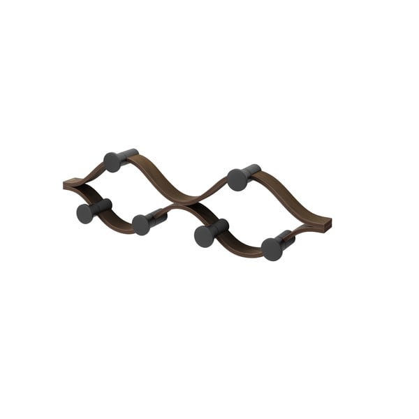 Nástěnný věšák z kaučukového dřeva v přírodní barvě Montage – Umbra-image-2