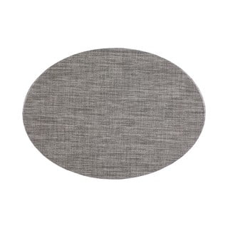 Šedé prostírání Tiseco Home Studio Oval, 46 x 33 cm