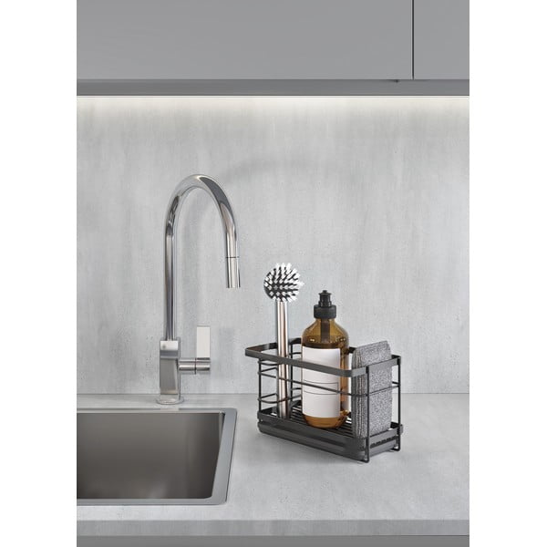 Samodržící kovový stojan na mycí prostředky Tokyo Lava – Metaltex-image-3