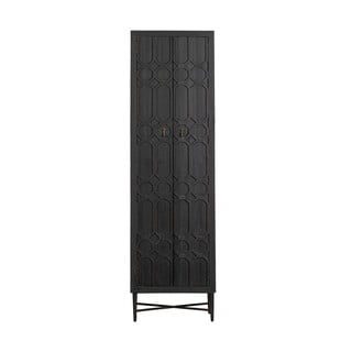 Černá šatní skříň z recyklovaného dřeva 60x210 cm Bequest – BePureHome