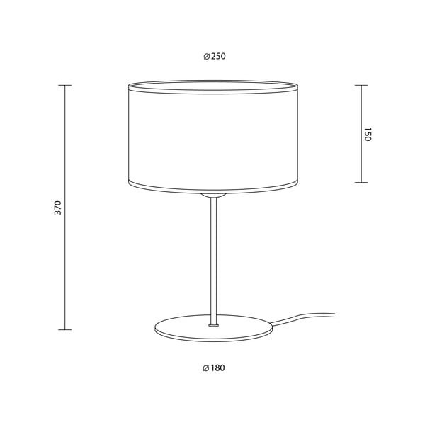 Černá stolní lampa Sotto Luce Doce S, ⌀ 25 cm-image-2