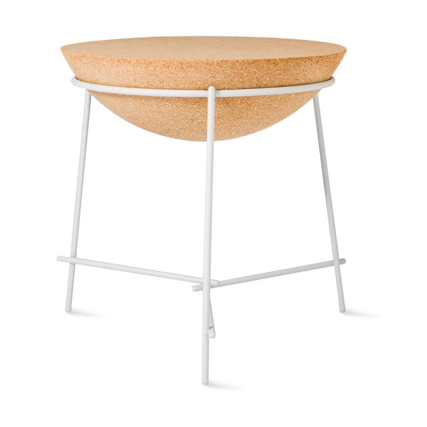 Bílý odkládací stolek  Petite Friture Basil Sphere