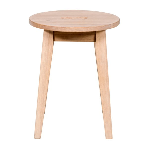 Matně lakovaná nízká dubová stolička Rowico Frigg-image-1