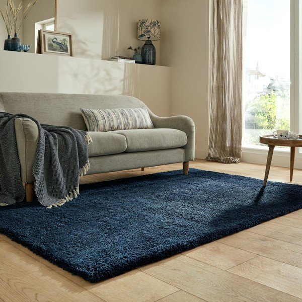 Tmavě modrý koberec 200x290 cm – Flair Rugs-image-1