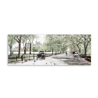 Obraz Styler Canvas Watercolor Central Park II, 60 x 150 cm