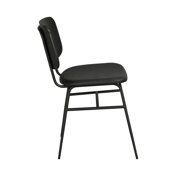 Černá jídelní židle s černým podsedákem Rowico Brent-image-4