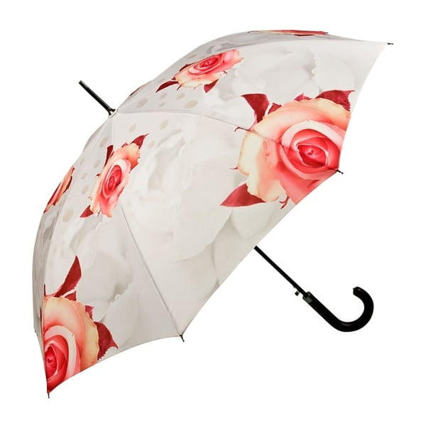 Holový deštník Von Lilienfeld Rose Creme, ø 100 cm