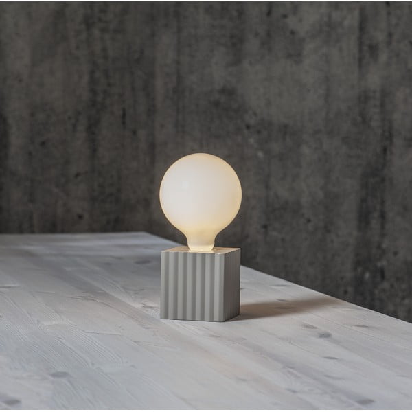 Světle šedá lampová noha 10 cm Box – Star Trading-image-4