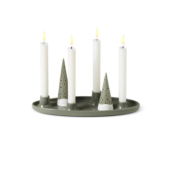 Porcelánový svícen s vánočním motivem Nobili – Kähler Design-image-2