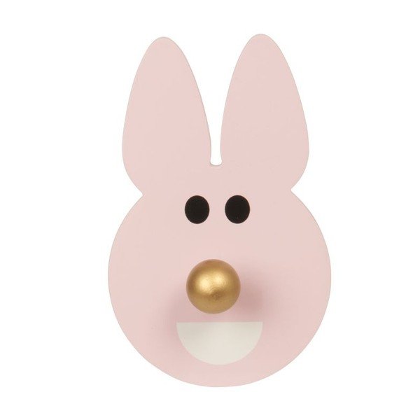 Věšák Happy Rabbit Pink