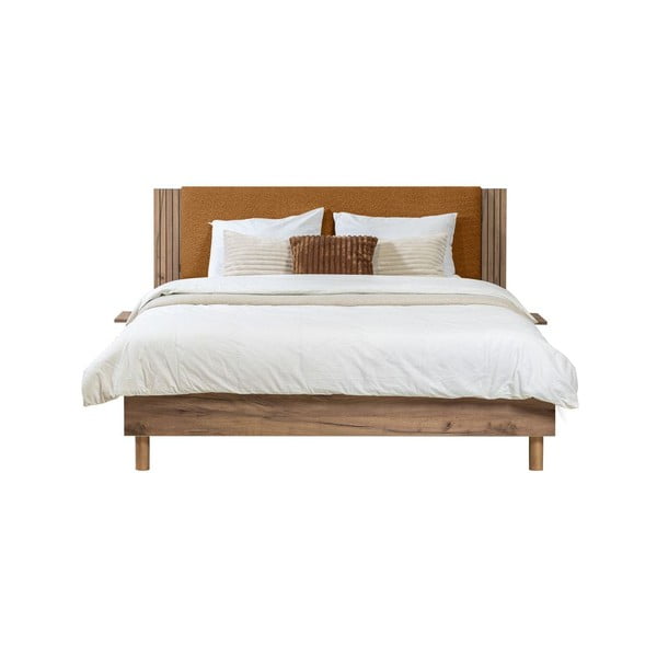 Dvoulůžková postel s roštem 140x190 cm Lior – Bobochic Paris-image-2