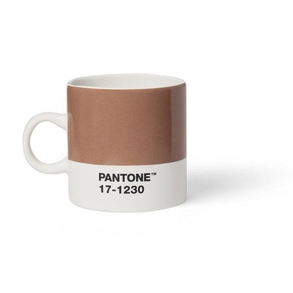 Světle hnědý keramický hrnek na espresso 120 ml Mocha Mousse 17-1230 – Pantone