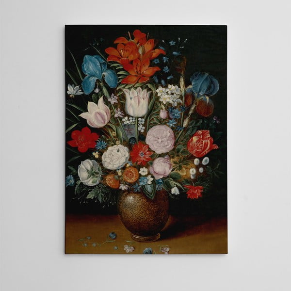 Obraz na plátně Zátiší s květinami, 50x70 cm