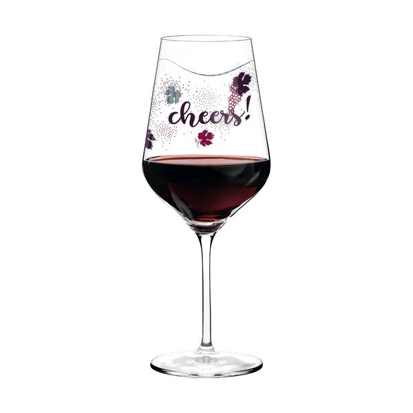 Sklenice na červené víno z křišťálového skla Ritzenhoff Lenka Kuhnertova, 580 ml