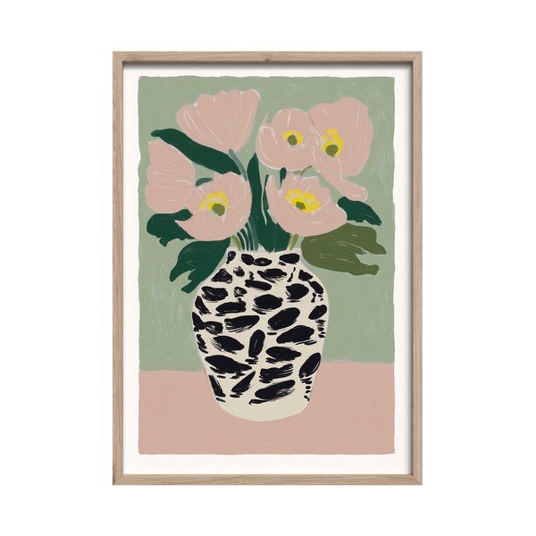 Tištěný obraz s rámem 50x70 cm Spotted Vase – Styler