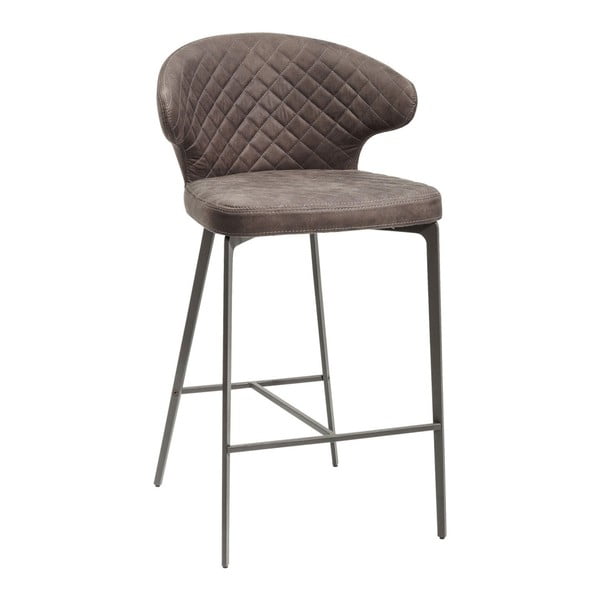Tmavě šedá židle Kare Design Stool Amsterdam Grey