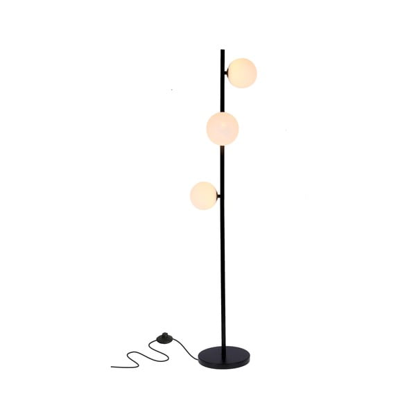 Černá stojací lampa (výška 150 cm) Kama – Candellux Lighting-image-1