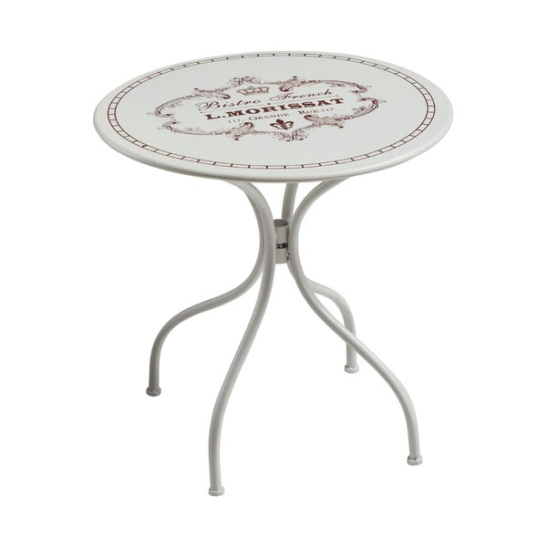 Odkládací stolek v krémové barvě Premier Housewares Cafe Cassis