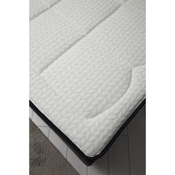 Tmavě modrá boxspring postel s úložným prostorem 160x200 cm Sonata – Kalune Design-image-4