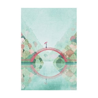 Plakát 30x40 cm Japan Lake - Travelposter