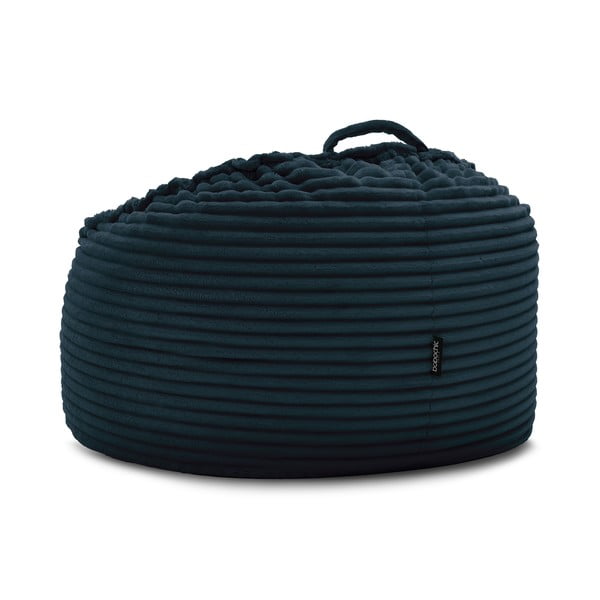 Tmavě modrý manšestrový sedací vak Socrate – Bobochic Paris-image-4