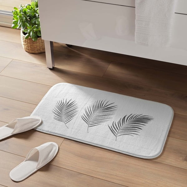 Bílá/ve stříbrné barvě koupelnová předložka 45x75 cm Orbella – douceur d'intérieur-image-1