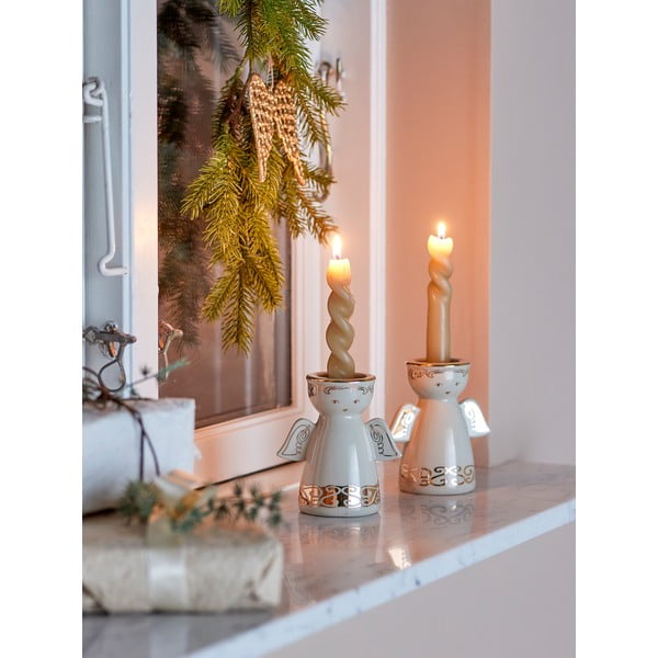 Kameninové svícny v sadě na čajovou svíčku 2 ks Faella – Bloomingville-image-2