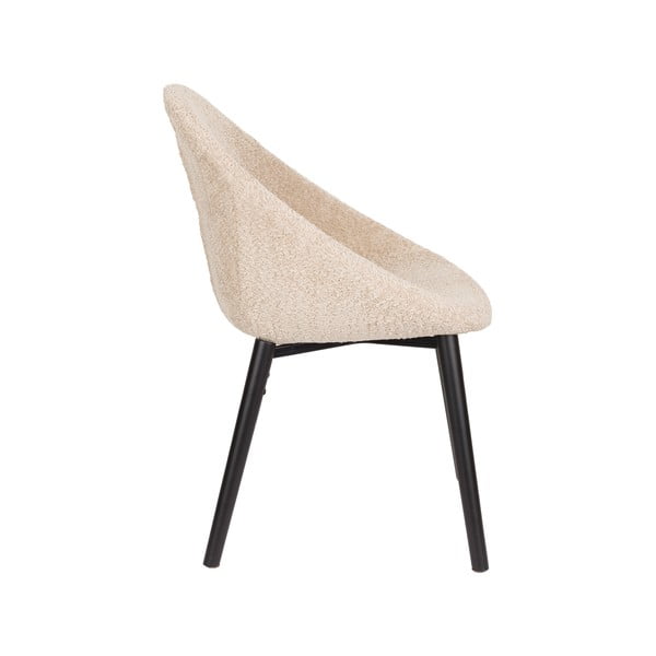 Béžové čalouněné jídelní křeslo Fenna – Dutchbone-image-3