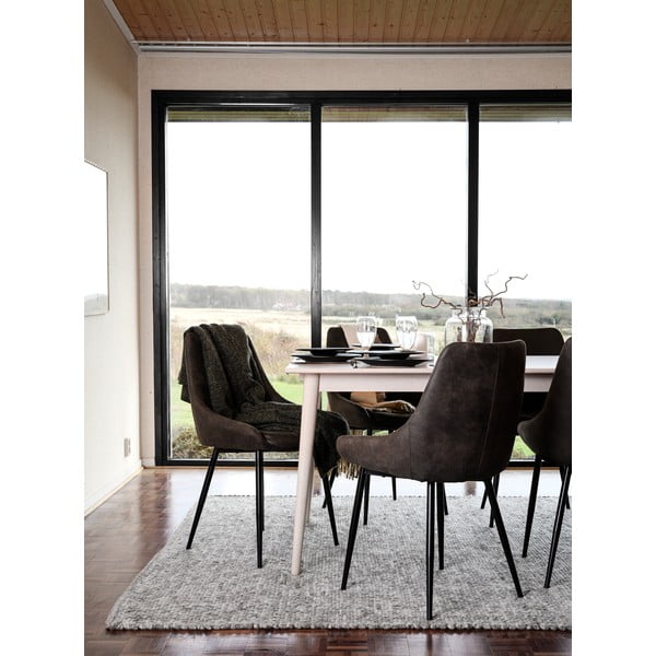 Rozkládací jídelní stůl z dubového dřeva 180x90 cm Tyler - Rowico-image-2