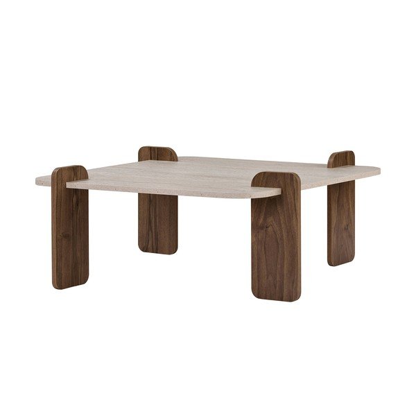 Béžový konferenční stolek 90x90 cm Marais – Nordure