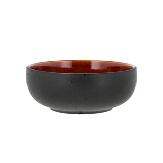 Černo-oranžová mísa z kameniny ø 18 cm – Bitz