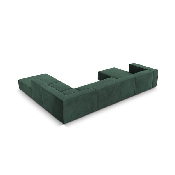 Tmavě zelená rohová pohovka (pravý roh) Madame – Windsor & Co Sofas-image-3