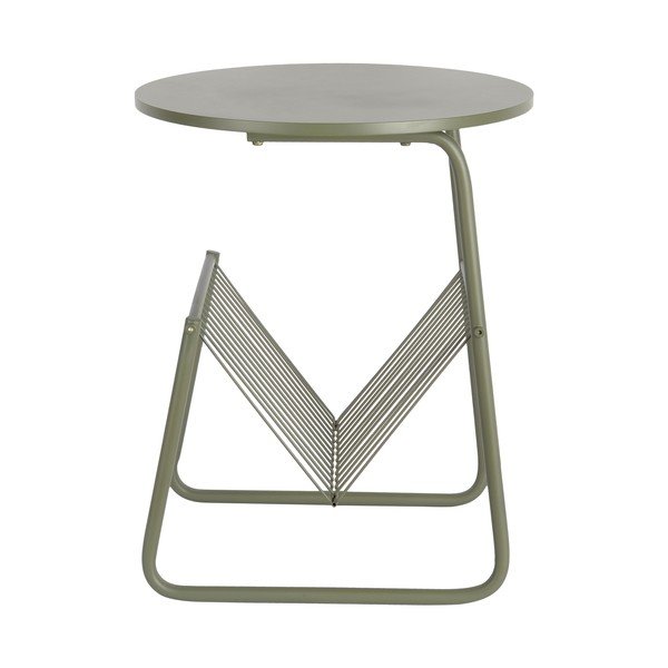 Kovový kulatý odkládací stolek ø 40 cm Riqueza Revista – Leitmotiv-image-3