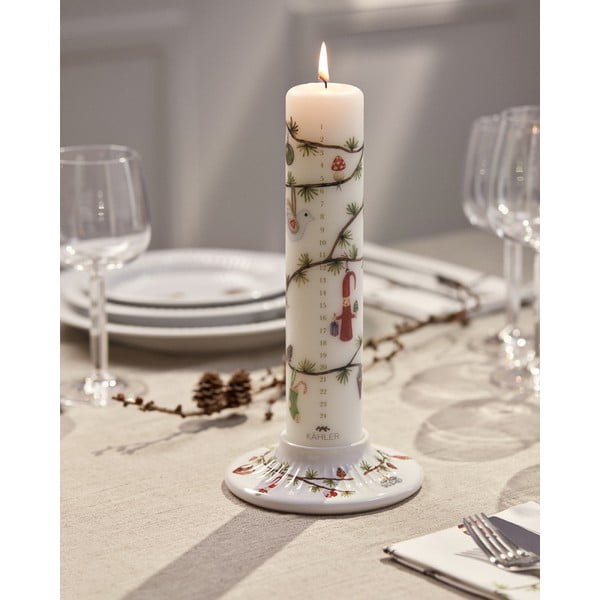 Porcelánový svícen s vánočním motivem Hammershøi Christmas – Kähler Design-image-1
