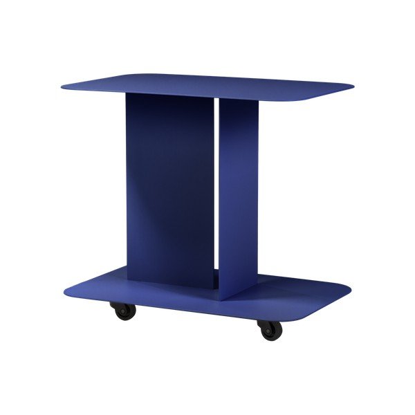 Kovový servírovací stolek na kolečkách 40x60 cm HO – noo.ma