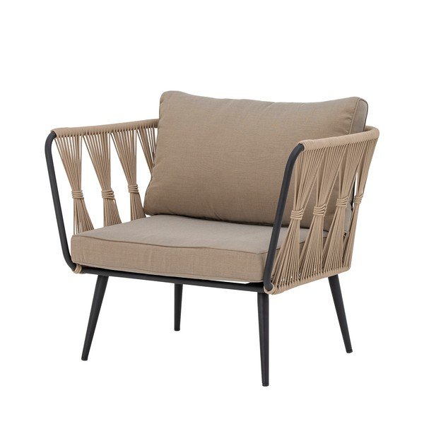 Béžové polstrované zahradní křeslo Pavone – Bloomingville-image-4