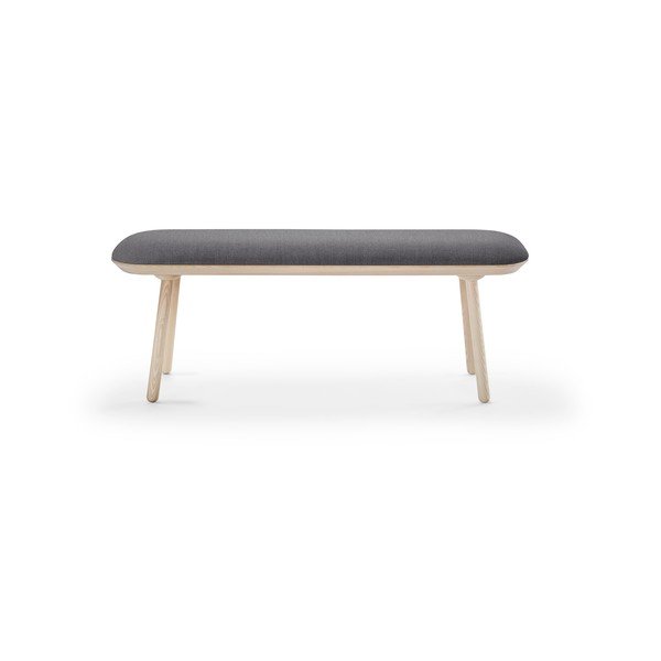 Šedá lavice EMKO Naïve, 140 cm-image-2