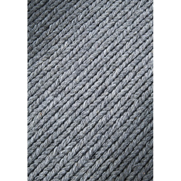 Šedý ručně tkaný vlněný běhoun 80x200 cm Francois – Villeroy&Boch-image-4