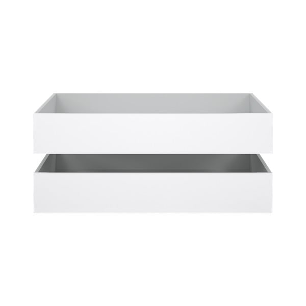 Bílé šuplíky pod postel v sadě 2 ks Naia – Tvilum-image-2