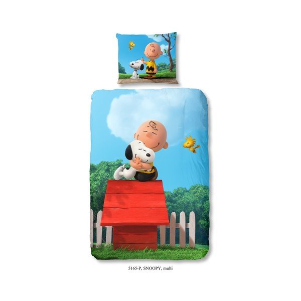 Dětské bavlněné povlečení Muller Textiels Snoopy House, 140 x 200 cm