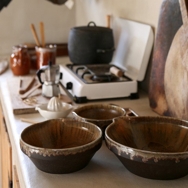 Tmavě hnědá mísa z kameniny Poterie – Casafina-image-3