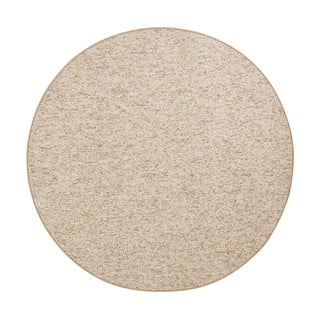 Tmavě béžový koberec BT Carpet, ø 133 cm