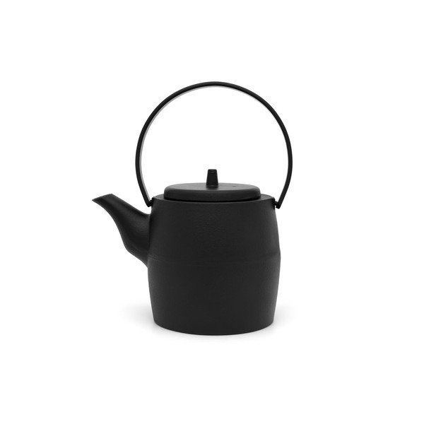 Černá konvice na čaj z litiny se sítkem 1,2 l Kobe – Bredemeijer