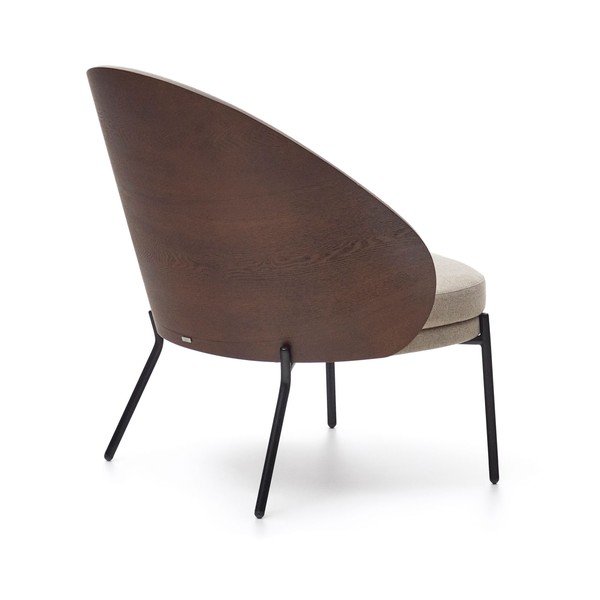 Světle hnědé křeslo Eamy – Kave Home-image-4