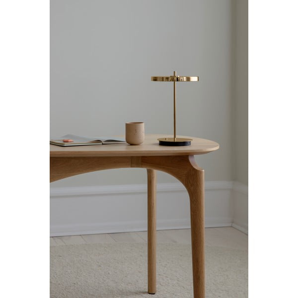 LED stmívatelná stolní lampa ve zlaté barvě s kovovým stínidlem (výška 31 cm) Asteria Move – UMAGE-image-3