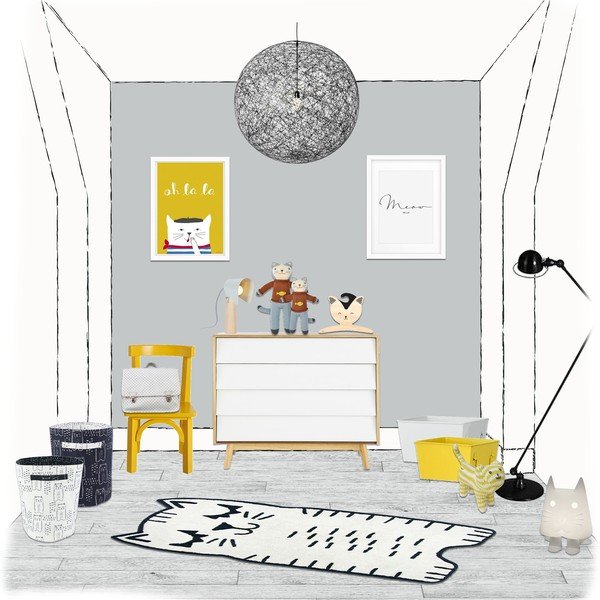 Dětský koberec Nattiot Charlie, 80 x 150 cm-image-1