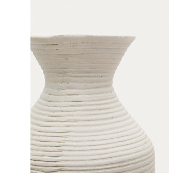 Krémová ručně vyrobená vysoká váza (výška 72 cm) Pria – Kave Home-image-2