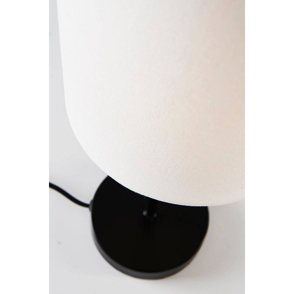 Bílá/černá látková stolní lampa (výška 45 cm) Seth – Jotex-image-4