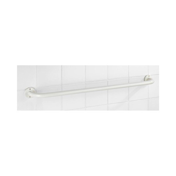 Bílý nástěnný držák na ručníky Wenko Basic, 80 cm-image-2